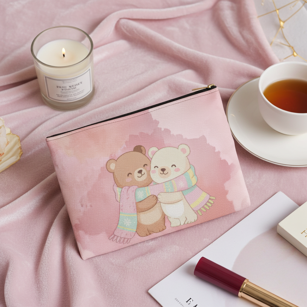 Bear Hug Pouch | Cozy Essentials Pouch